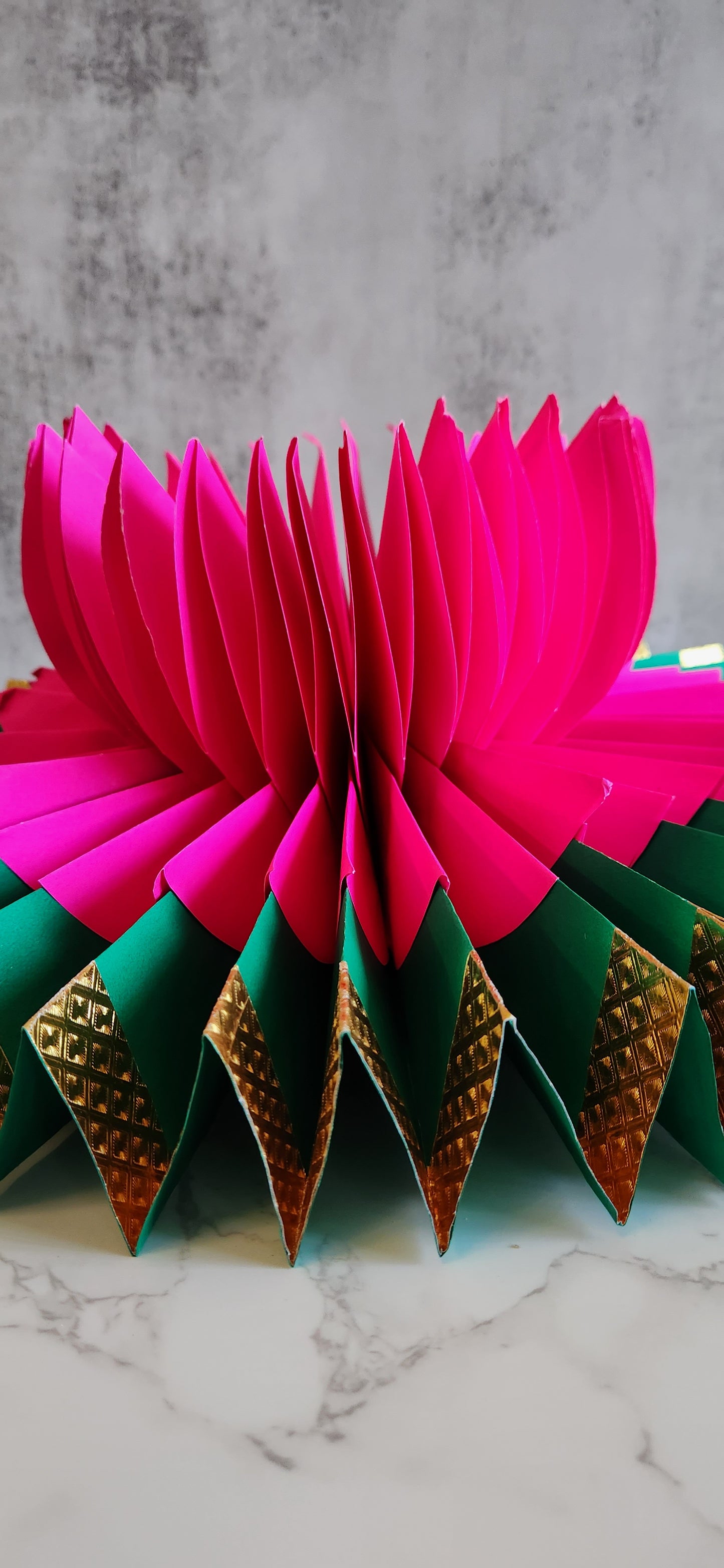 Paper Flower Asan - Pink - 22"